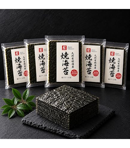Amazon | 佐賀海苔 一等級佐賀有明海産焼のり 6枚×10袋 | 佐賀海苔