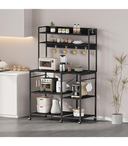 Amazon｜エムケー精工 レンジ台 スリム 4段 ハイタイプ ホワイト 幅38