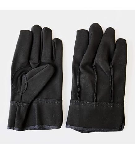 Amazon.co.jp: [のばのば] HAMAGLO 人工皮革手袋 背縫い 茶色 L H908