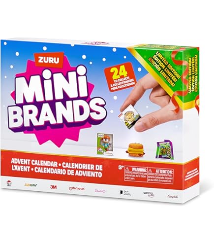 Amazon.co.jp: ZURU Mini Brands製ミニブランドアドベントカレンダー