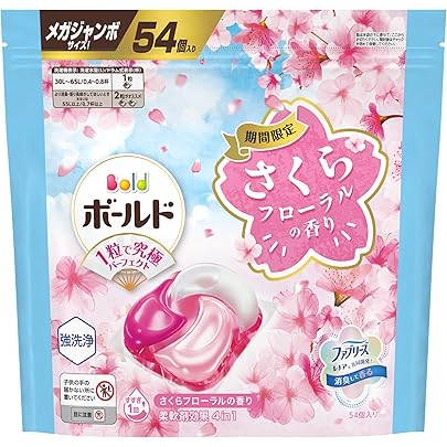 ボールドジェルボールさくらフローラルの香り318個 Amazon.co.jp: ボールド ジェルボール4D スプリングさくらフローラルの