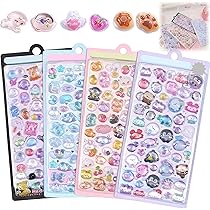 Amazon | シール 可愛い 立体 【2025新型】3D キャラクターシール 携帯