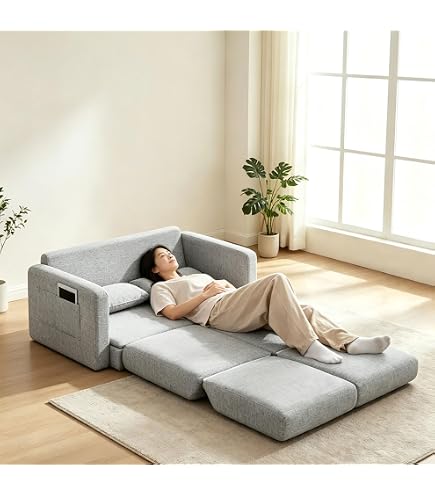 Amazon｜ソファーベッド1人掛け, ソファベッド1人用ベルト収納ボックス