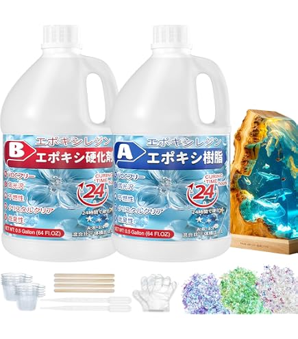 Amazon.co.jp: 艶 二液性エポキシクラフトレジン液 【ハード】 本剤