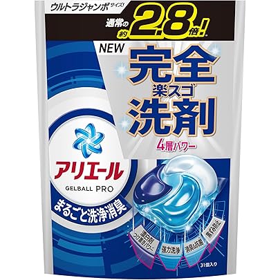 Amazon.co.jp: アリエール 洗濯洗剤 ジェルボール PRO つめかえ