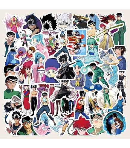 Amazon.co.jp: 幽遊白書 うつし絵シール 1束 34付 当時物 アマダ