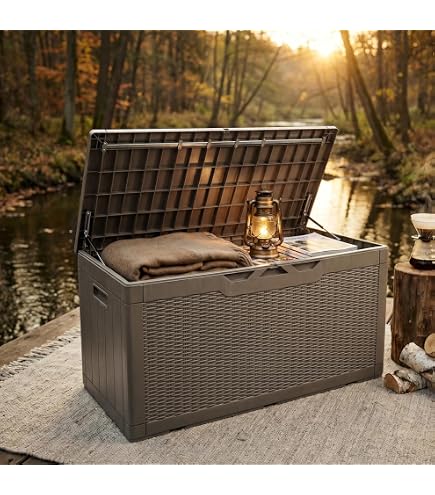 Amazon.co.jp: Rubbermaid (ラバーメイド) 屋外用デッキボックス M 