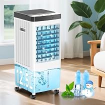 Amazon | 【Amazon.co.jp限定】冷風機 強力 人気 冷風扇 冷風扇風機 8L