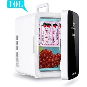 AUDEW 冷温庫 二つ冷却システム-2℃~65℃ 家庭 車載両用 2電源式 AC110V DC12V 保温 保冷 10L 電子版日本語取扱説明書 12ヶ月保証付き