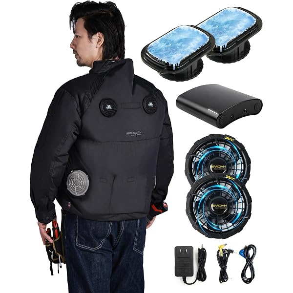 Amazon.co.jp: [MIDIAN] ペルチェ冷却服【2025業界独創 1つ冷却器と