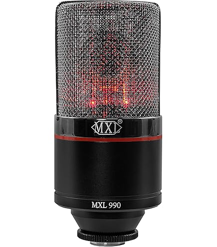 Amazon | MXL V87 Low-Noise Condenser Microphone with Pop Filter