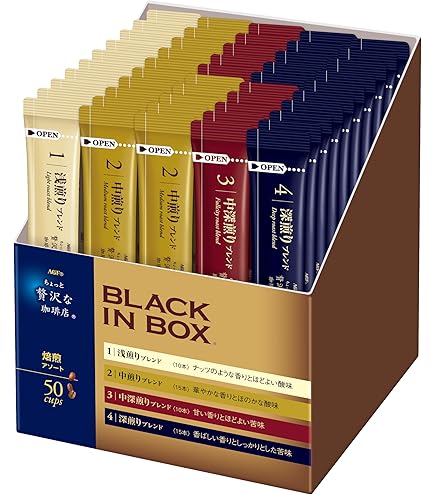 Amazon.co.jp: AGF ちょっと贅沢な珈琲店 ブラックインボックス