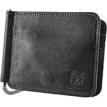 極美品 イルビゾンテ マネークリップ 二つ折り財布 ロゴ刻印 レザー ブラック Amazon.co.jp: イルビゾンテ マネークリップ 札ばさみ 二つ折り
