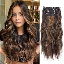 10 X Brown 28mm Hair Piece Snap Clips Extensions - Mikro-Ringe Für Haarverlängerungen