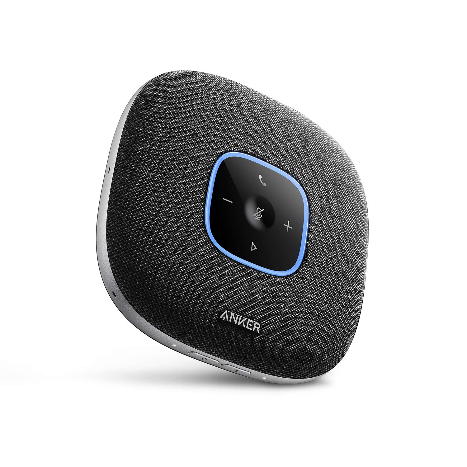 Anker PowerConf S3 スピーカーフォン 会議用 マイク Bluetooth 24時間連続使用 グループモード対応 USB-C接続 オンライン会議 テレワーク 在宅 会議用システム ウェブ/テレビ/ビデオ会議(グレー:ファブリック)