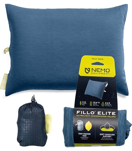 Amazon.co.jp: NEMO Fillo Elite Wide (Blue Horizon/Citron) ピロー