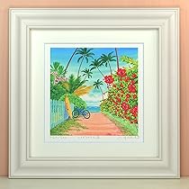 絵画　栗の木はるみ作品① Amazon.co.jp: Santorini 栗乃木ハルミ (くりのきはるみ) 絵
