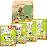 デオトイレ 消臭・抗菌 サンド 16L(4L×4袋)[猫砂] システムトイレ 猫用 【Amazon.co.jp限定】