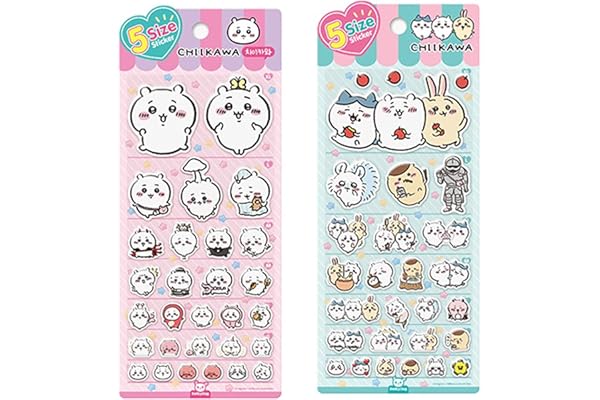 KRGNPLE ステッカー シールコレクション ぷくぷくシール 3D 立体 キャラクター 2 枚 可愛い 防水 PVC 覆い膜 精密印刷 手帳・スマホ・文房具デコ ギフト クリスマスプレゼント 耐摩耗 人気（3号+4号）