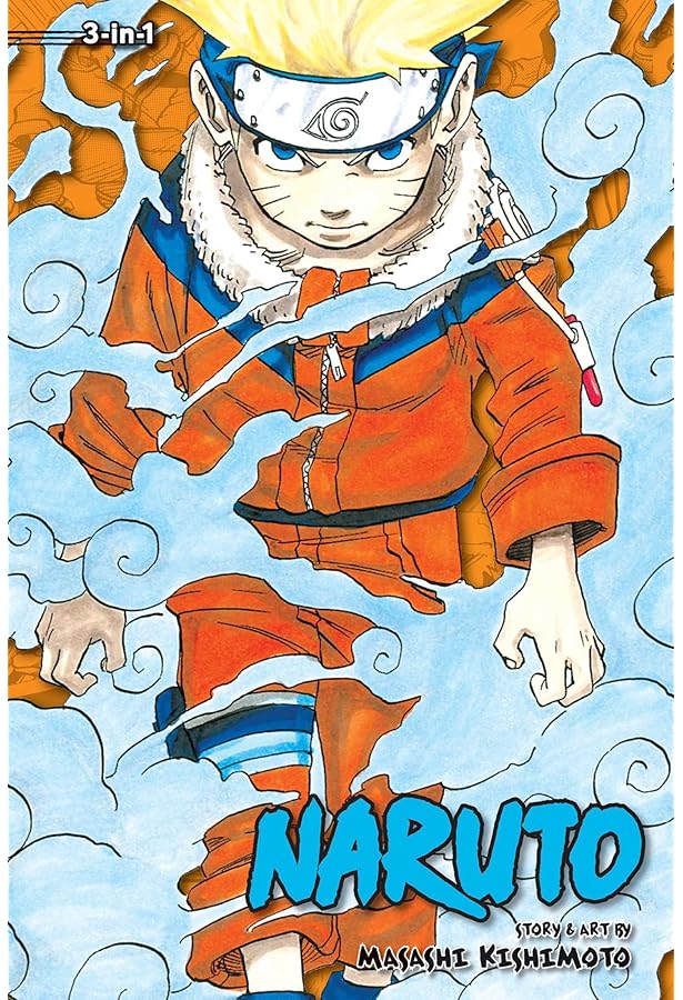 NARUTO バイリンガル版 Amazon | Naruto (3-in-1 Edition), 2 (Vol. 4-5-6) | Kishimoto