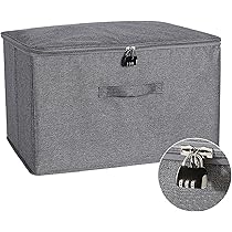 Amazon｜CAWKAY 収納ボックス 鍵付き ダイヤル錠 収納ケース 大