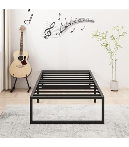 Amazon｜メタル ベッドフレーム ダブル Metal Platform すのこ 静音