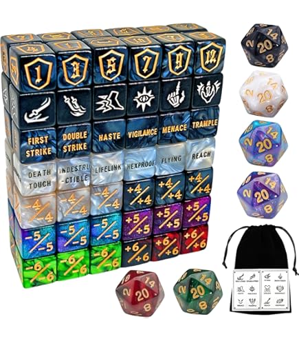 Amazon.co.jp: Dahan Dice MTGカウンター - プレインズ