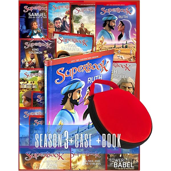 Superbook Collection, Season 4 Full Set (13 Episodes) + Jesus