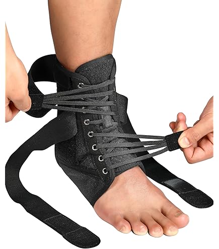 Amazon | Breg レースアップアンクルブレース ステー付き | Breg | 足首用
