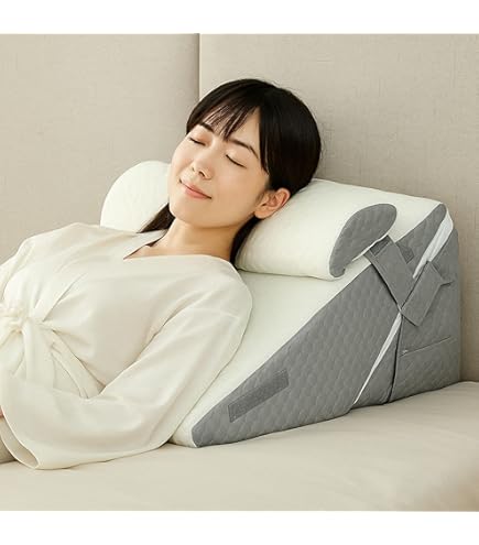 ウェッジ枕 三角クッション 傾斜枕 体位サポート Amazon｜Hufgiud ウェッジ枕 三角クッション 傾斜枕 体位サポート