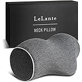 【整体師推薦】 LeLante 首 ストレッチ 首枕 ネックピロー 伸ばす 枕 男性 女性 ギフト 母の日 父の日 (ダークグレー(箱付き))