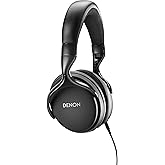 デノン Denon AH-D1200 ヘッドフォン ハイレゾ対応 密閉ダイナミック型 オーバーヘッド リモートケーブル 付属 ブラック AH-D1200-BK