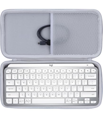 Amazon | Hermitshell ロジクール MX KEYS mini KX700GR ミニマリスト