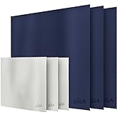 MR.SIGA Premium Microfiber Cleaning Cloths for Lens, Eyeglasses, TV Screens, Tablets and Silver Porcelain Polishing, 3 Pack i