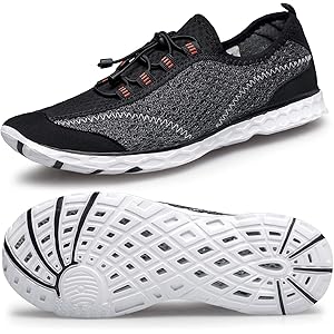 [Caligen] 水陸両用 メッシュ ウォーターシューズ マリンシューズ メンズ レディース ビーチシューズ シュノーケリングシューズ アクアシューズ ビーチサンダル 海用シューズ ユニセックス 旅行 川遊び 速乾 軽量 通気