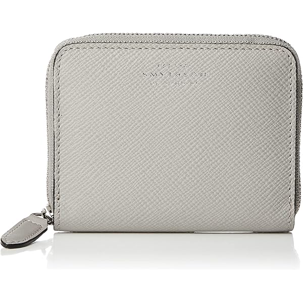 smythson グレー 二つ折り財布 SMALL CONTINENTAL smythson グレー 二つ折り財布 SMALL CONTINENTAL