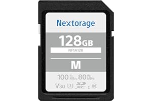 Nextorage ネクストレージ 国内メーカー 128GB UHS-I C10 U3 V30 SDXC メモリーカード NF1A Mシリーズ ファイル復旧ソフト 5年メーカー保証 読み出し最大100MB/s 書き込み最大80MB/s