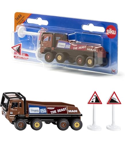 Amazon | ジク (SIKU) メルセデス・ベンツ アテゴ ダンプカー クレーン