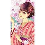 マツオヒロミ iPhoneSE/5s/5c/5 壁紙 視差効果 花影