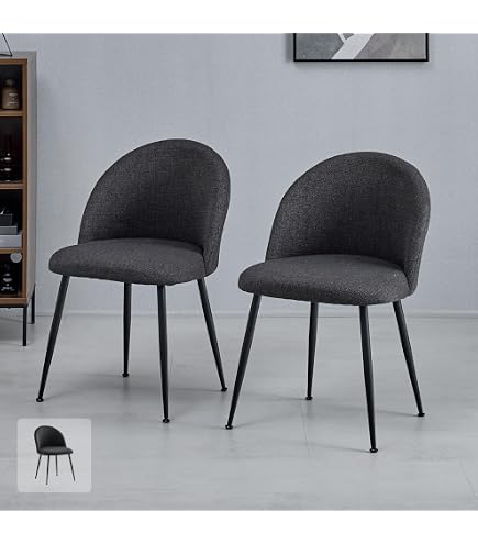 Amazon｜CangLong【2脚セット】座面高さ 47cm 北欧風 ダイニングチェア