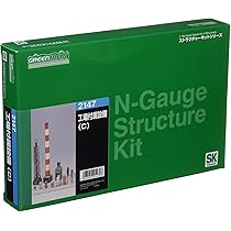 鉄道模型 Nゲージ グリーンマックス　組み立てキット　難あり　欠品あり Amazon.co.jp: グリーンマックス Nゲージ 2147 工場付属設備C (未塗装