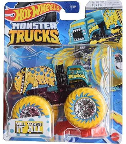 ホットウィール　モンスタートラック 23番 炎デザイン Amazon.co.jp: Hot Wheels モンスタートラック 2023年用 1:64