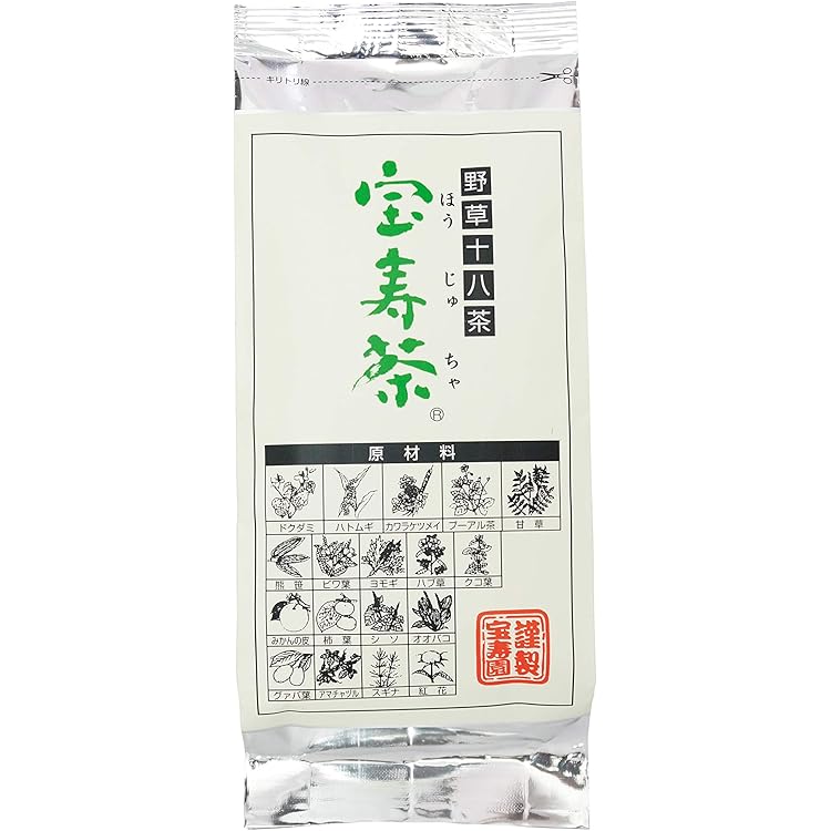 Amazon | 【野草十八茶】宝寿茶1kg + 20g×3袋【公式ストア限定