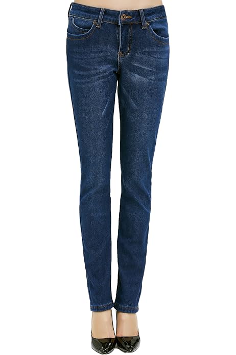 Camii Mia Women's Slim Fit Fleece Lined 