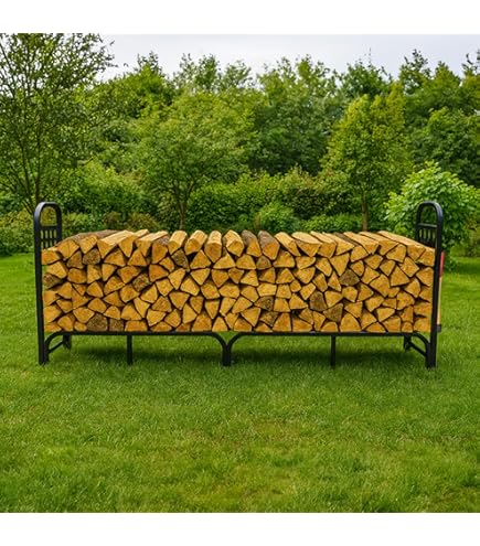 Amazon | トラディショナルウッドホルダーL・ホワイト（薪置き