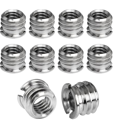 Tornillo adaptador metálico de 1/4 a 3/8 Tornillo adaptador metálico de 1/4 a 3/8