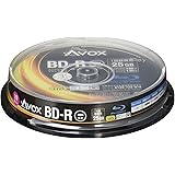 AVOX ブルーレイディスク BD-R 録画用 25G 1-4倍速 10枚 スピンドルケース BR130RAPW10PA
