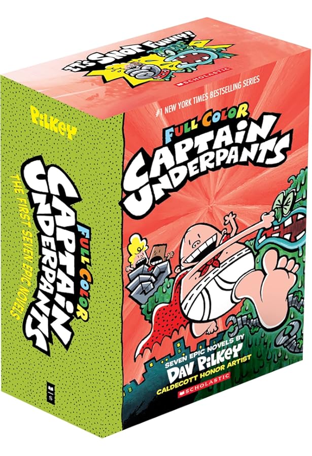 Amazon | Captain Underpants Collection in Full Color | Pilkey, Dav