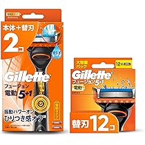 Gillette ジレット　カミソリ　替刃　髭剃り　フュージョン5+1 合計32 Amazon.co.jp: Gillette ジレット カミソリ 髭剃り 電動 長持ち