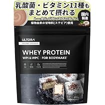 Amazon | ULTORA ウルトラ ホエイ プロテイン 810g WPI & WPC 人工甘味